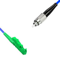 Indoor Armored Simplex E2000/APC to FC/UPC Patch Cord 9/125 Singlemode