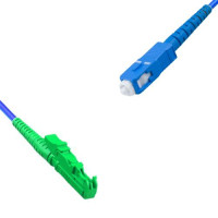 Indoor Armored Simplex E2000/APC to SC/UPC Patch Cord 9/125 Singlemode