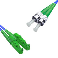 Indoor Armored Duplex E2000/APC to ST/APC Patch Cord 9/125 Singlemode