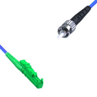 Indoor Armored Simplex E2000/APC to ST/UPC Patch Cord 9/125 Singlemode
