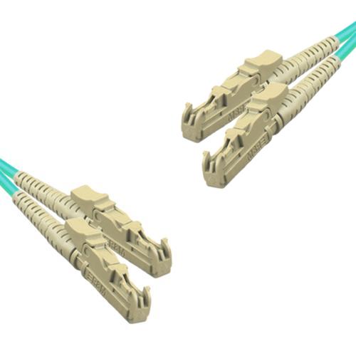 Indoor Armored Duplex E2000/UPC to E2000/UPC Patch Cord OM4 50/125 MM