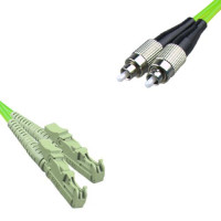 Indoor Armored Duplex E2000/UPC to FC/UPC Patch Cord OM5 50/125 MM