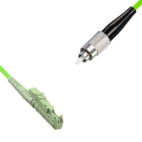 Indoor Armored Simplex E2000/UPC to FC/UPC Patch Cord OM5 50/125 MM