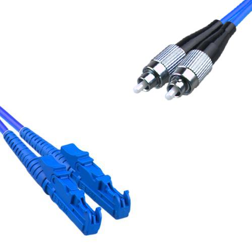 Indoor Armored Duplex E2000/UPC to FC/UPC Patch Cord 9/125 Singlemode