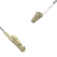 Indoor Armored Simplex E2000/UPC to LC/UPC Patch Cord 62.5/125 MM