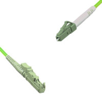 Indoor Armored Simplex E2000/UPC to LC/UPC Patch Cord OM5 50/125 MM