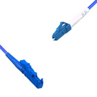 Indoor Armored Simplex E2000/UPC to LC/UPC Patch Cord 9/125 Singlemode