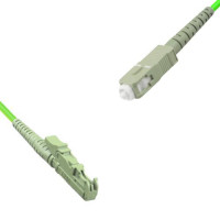 Indoor Armored Simplex E2000/UPC to SC/UPC Patch Cord OM5 50/125 MM