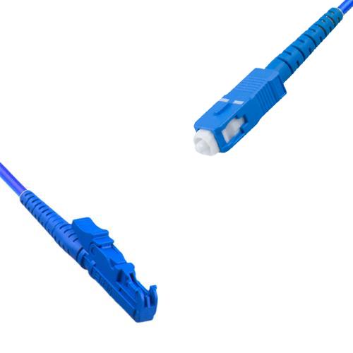 Indoor Armored Simplex E2000/UPC to SC/UPC Patch Cord 9/125 Singlemode