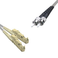 Indoor Armored Duplex E2000/UPC to ST/UPC Patch Cord 62.5/125 MM