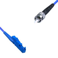 Indoor Armored Simplex E2000/UPC to ST/UPC Patch Cord 9/125 Singlemode