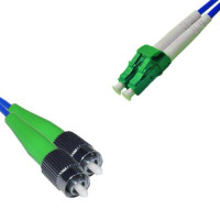 Indoor Armored Duplex FC/APC to LC/APC Patch Cord OS2 9/125 Singlemode