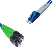 Indoor Armored Duplex FC/APC to LC/UPC Patch Cord OS2 9/125 Singlemode