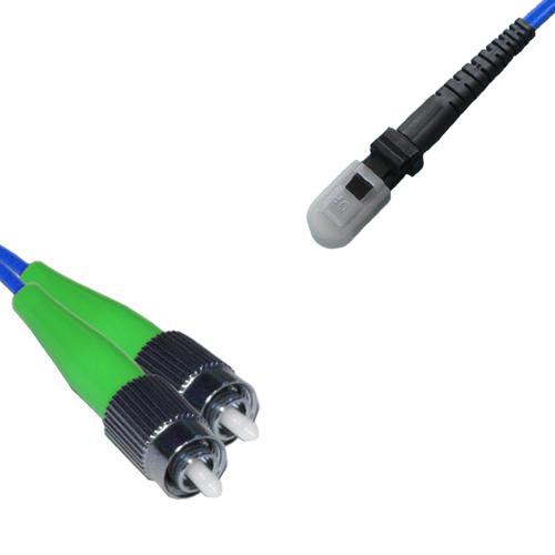 Indoor Armored Duplex FC/APC to MTRJ/UPC Patch Cord 9/125 Singlemode