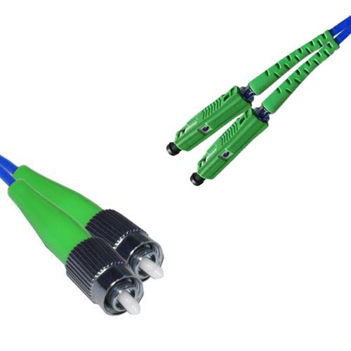 Indoor Armored Duplex FC/APC to MU/APC Patch Cord OS2 9/125 Singlemode