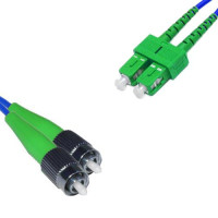 Indoor Armored Duplex FC/APC to SC/APC Patch Cord OS2 9/125 Singlemode