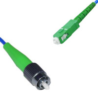 Indoor Armored Simplex FC/APC to SC/APC Patch Cord 9/125 Singlemode