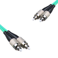 Indoor Armored Duplex FC/UPC to FC/UPC Patch Cord OM3 50/125 Multimode