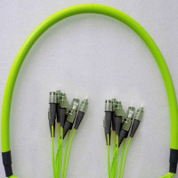 Indoor Armored 8 Fiber FC/UPC to FC/UPC Patch Cord OM5 50/125 MM
