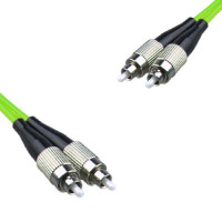 Indoor Armored Duplex FC/UPC to FC/UPC Patch Cord OM5 50/125 Multimode