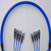 Indoor Armored 4 Fiber FC/UPC to FC/UPC Patch Cord 9/125 Singlemode