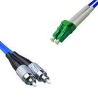 Indoor Armored Duplex FC/UPC to LC/APC Patch Cord OS2 9/125 Singlemode