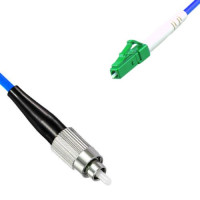 Indoor Armored Simplex FC/UPC to LC/APC Patch Cord 9/125 Singlemode