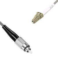 Indoor Armored Simplex FC/UPC to LC/UPC Patch Cord 62.5/125 Multimode