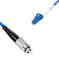 Indoor Armored Simplex FC/UPC to LC/UPC Patch Cord 9/125 Singlemode