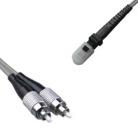Indoor Armored Duplex FC/UPC to MTRJ/UPC Patch Cord 62.5/125 Multimode