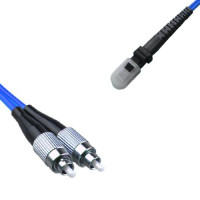 Indoor Armored Duplex FC/UPC to MTRJ/UPC Patch Cord 9/125 Singlemode