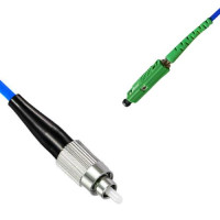 Indoor Armored Simplex FC/UPC to MU/APC Patch Cord 9/125 Singlemode