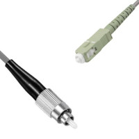 Indoor Armored Simplex FC/UPC to SC/UPC Patch Cord 62.5/125 Multimode