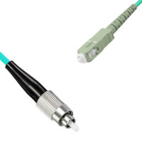 Indoor Armored Simplex FC/UPC to SC/UPC Patch Cord OM3 50/125 MM