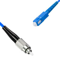 Indoor Armored Simplex FC/UPC to SC/UPC Patch Cord 9/125 Singlemode
