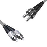 Indoor Armored Duplex FC/UPC to SMA905/UPC Patch Cord 62.5/125 MM