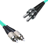 Indoor Armored Duplex FC/UPC to SMA905/UPC Patch Cord OM3 50/125 MM