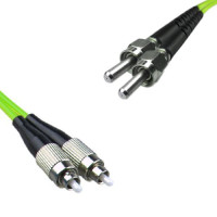 Indoor Armored Duplex FC/UPC to SMA905/UPC Patch Cord OM5 50/125 MM