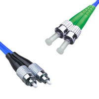 Indoor Armored Duplex FC/UPC to ST/APC Patch Cord OS2 9/125 Singlemode