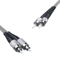 Indoor Armored Duplex FC/UPC to ST/UPC Patch Cord 62.5/125 Multimode