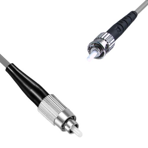 Indoor Armored Simplex FC/UPC to ST/UPC Patch Cord 50/125 Multimode