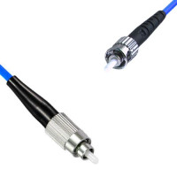 Indoor Armored Simplex FC/UPC to ST/UPC Patch Cord 9/125 Singlemode
