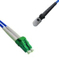 Indoor Armored Duplex LC/APC to MTRJ/UPC Patch Cord 9/125 Singlemode