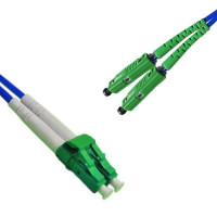 Indoor Armored Duplex LC/APC to MU/APC Patch Cord OS2 9/125 Singlemode