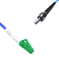 Indoor Armored Simplex LC/APC to SMA905/UPC Patch Cord 9/125 SM