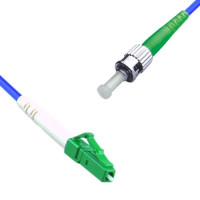 Indoor Armored Simplex LC/APC to ST/APC Patch Cord 9/125 Singlemode