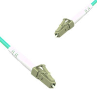 Indoor Armored Simplex LC/UPC to LC/UPC Patch Cord OM3 50/125 MM