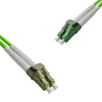 Indoor Armored Duplex LC/UPC to LC/UPC Patch Cord OM5 50/125 Multimode