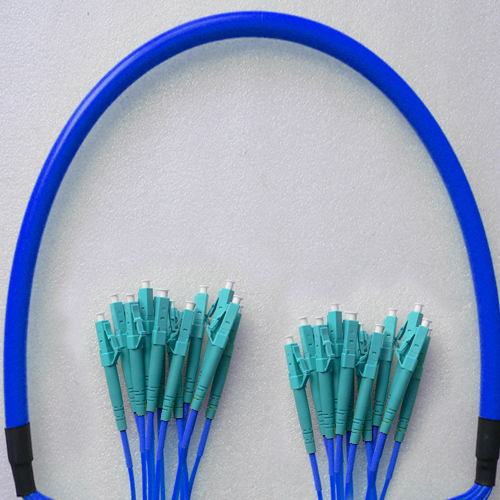 Indoor Armored 12 Fiber LC/UPC to LC/UPC Patch Cord 9/125 Singlemode