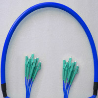 Indoor Armored 6 Fiber LC/UPC to LC/UPC Patch Cord 9/125 Singlemode